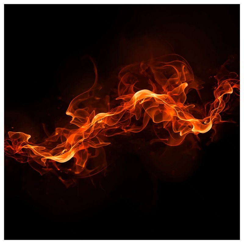 Tapis de bain Fiery Flames, 24in W x 17in L