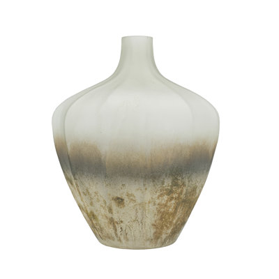 12" Ombre Gradient Glass Table Vase