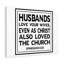 Loved The Church Ephesians - Wrapped Canvas Print-1860910087