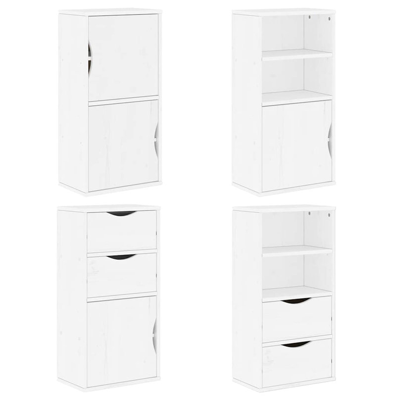 79cm H x 40cm W Bookcase, White