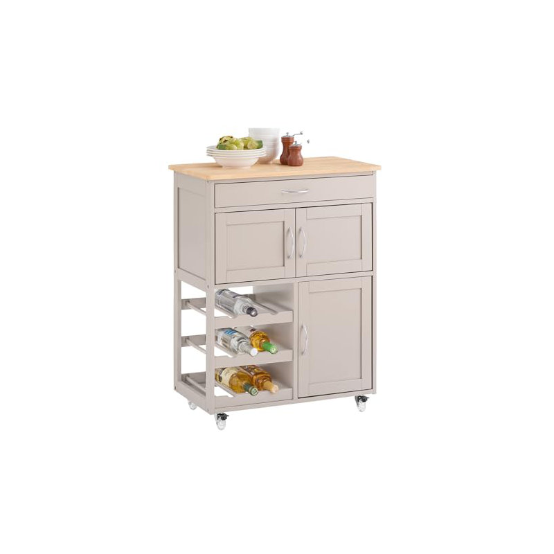Rainer Kitchen Cart, Grey