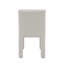 Chaise d'appoint beige Boucle, ensemble de 2