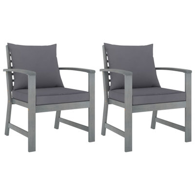 Chaise de patio avec coussins Estela