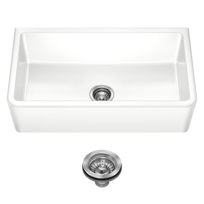 Turino™ 33" Reversible Fireclay Farmhouse Sink
