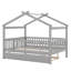 Lit en bois avec couchette-1829324157