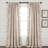 Lush Decor Linen Ruffle Semi-Sheer Single Curtain Panel-848887382
