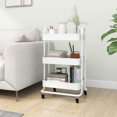 Siba 3-Tier Kitchen Trolley Kitchen Island Storage Utility Cart