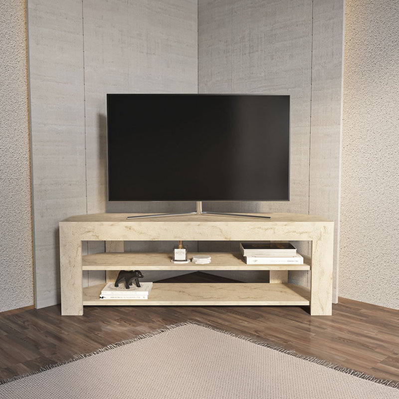 Meuble télé 47 po pour téléviseur de 50 po ou moins Uhrichsville, Cream