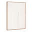 «White Geo Mache», art mural brun