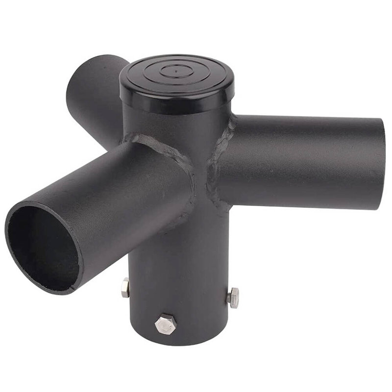 Triple adaptateur horizontal Tenon 120 degrés 3, supports de fixation à trois rayons pour fixation SlipFit