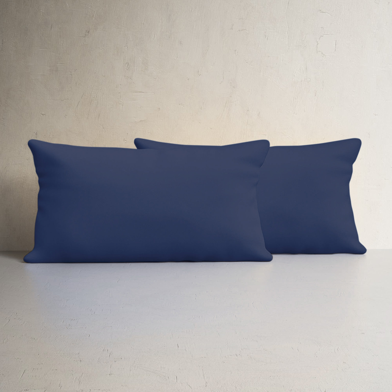Almeda Indoor/Outdoor Lumbar Throw Pillow, Marine, 12" x 24"