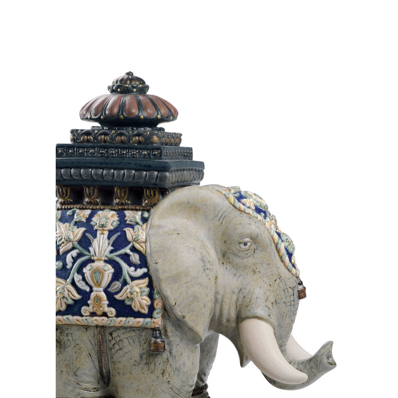 Siamese Elephant Figurine