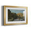 Paysage de rivière avec des falaises-Henri Harpignies-reproduction encadrée avec passe-partout et verre-c. Fin du 19e siècle-1141628662-1141628661-1141628664