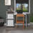 Solid Wood Writing Desk-267933653