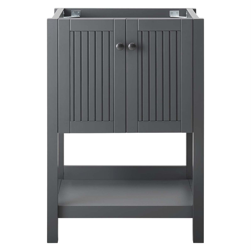 Modway Steam 23" Bathroom Vanity Cabinet (Sink Basin Not Included), Gray