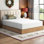 Matelas en mousse viscoélastique gélifiée certifiée LUMERIS CertiPUR-US avec support double couche pour toutes les positions de sommeil | Plusieurs tailles et épaisseurs