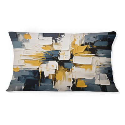 Coussin décoratif "Oui à tout", bleu nova