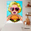 Superbe peinture murale en verre trempé 27,6 po x 39,4 po | 100% verre trempé, épaisseur: 0,16 pouce | Décoration élégante pour le salon ou le bureau, durable et facile à nettoyer, idée de cadeau parfaite