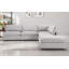 Canapé modulaire rembourré 5 pièces avec repose-pieds Nuccio