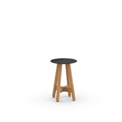 Mbrace Outdoor Round Teak Side Table