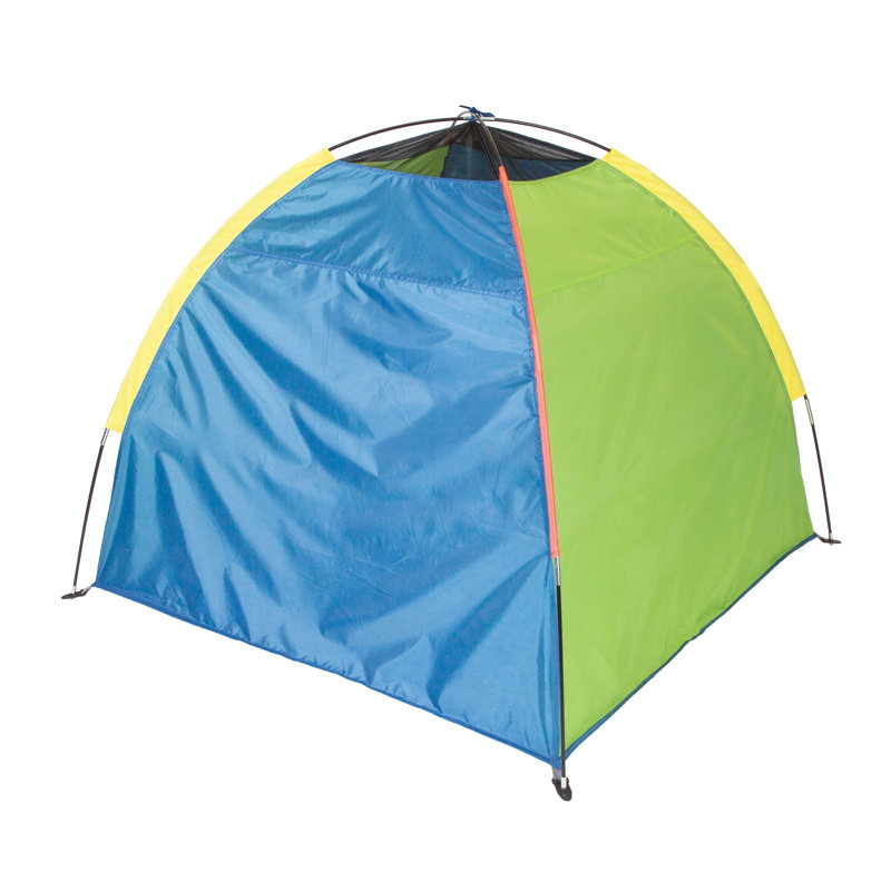 Primary Colors Toddler Play Tent with Mesh Panels