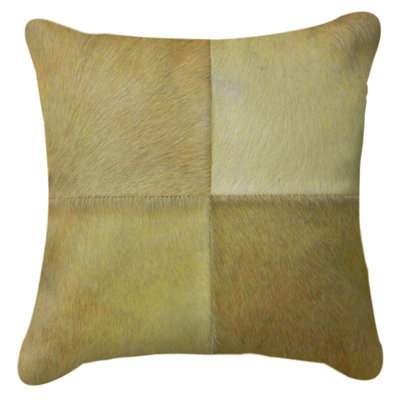 Coussin 18 "en peau de vache