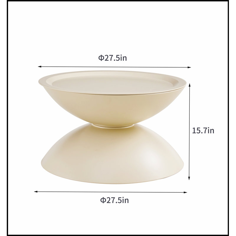 Table basse Milk White