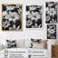 Décoration murale marguerite monochromes noir et blanc Photo II - marguerites-51436642-51436636