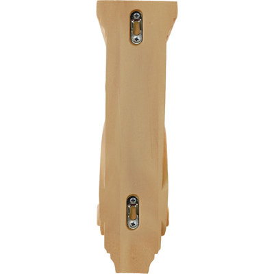 Corbeille à volutes traditionnelle l 3 7/8 po x P 8 po x H 13 po, chêne rouge (paquet de 6)