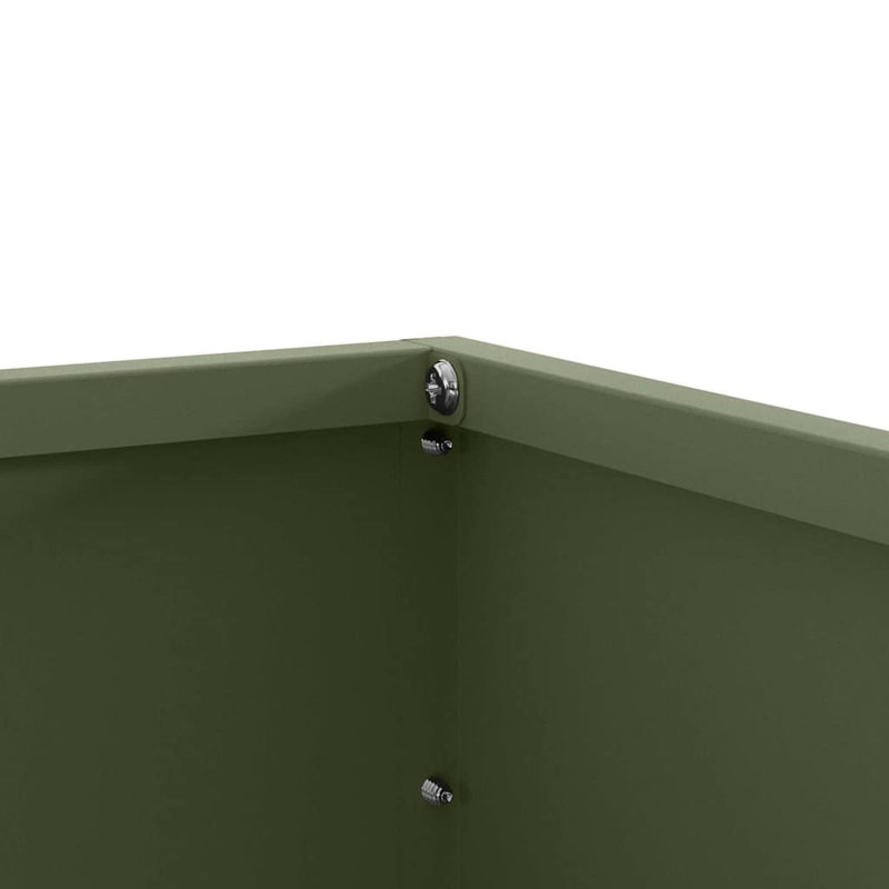 Steel Hardware, Olive Green, 13cm H x 60cm W