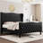 Kasydi Upholstered Wingback Bed-317969609-317969608