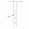 SuiteSymphony 64.97" to 112.97" Closet System Starter Kit