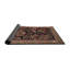 Tapis traditionnel noir / bleu Khinvasara-1716653917