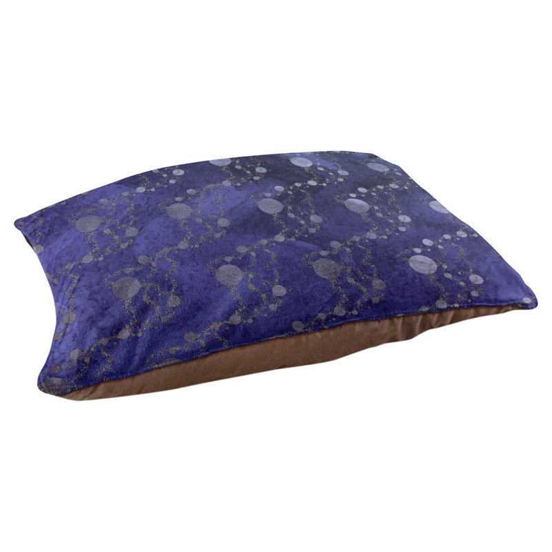 Oreiller classique pour chien de planètes Byrge, Grand (l 40 po x P 30 po x H 14 po), Dégradé bleu