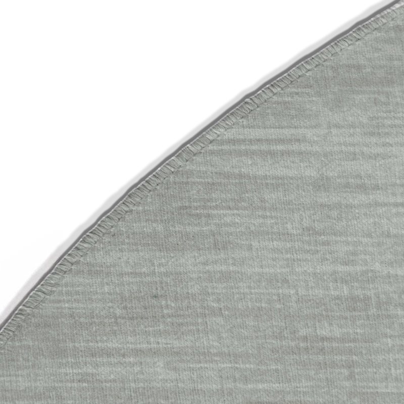Tapis d'intérieur et d'extérieur à carreaux vert, Rond 5 pi