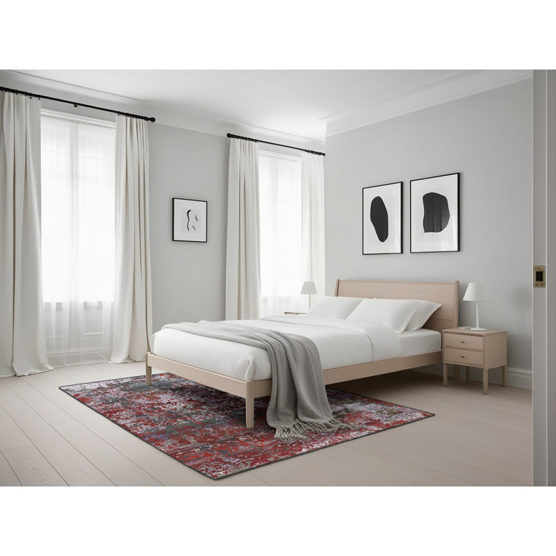 Otteridge Abstract Indoor Rug, Rectangle 5' x 7'
