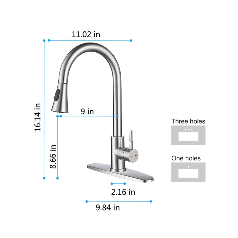 Kozart Pull Down Kitchen Faucet