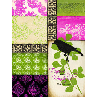 " Pink Green Treasure "