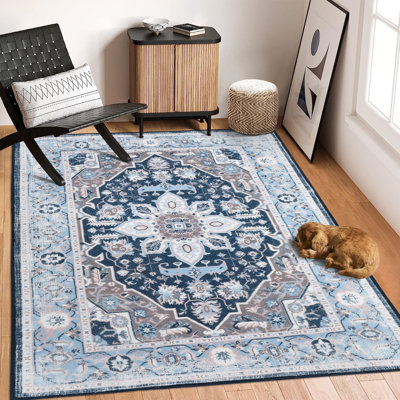 Washable Oriental Indoor Rug