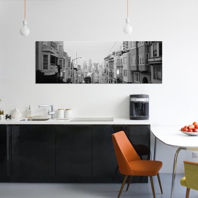 « usa, californie, san francisco, appartement à san francisco », reproduction de photo sur toile