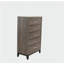 Garde-robe simple en bois 5 pièces