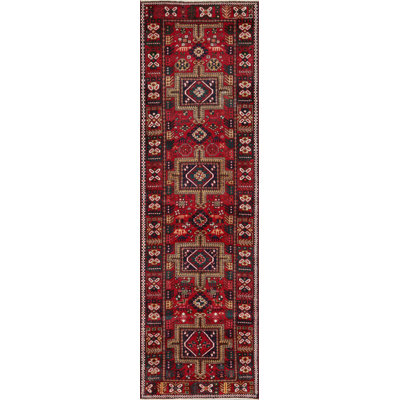 Oriental Area Rug in Red