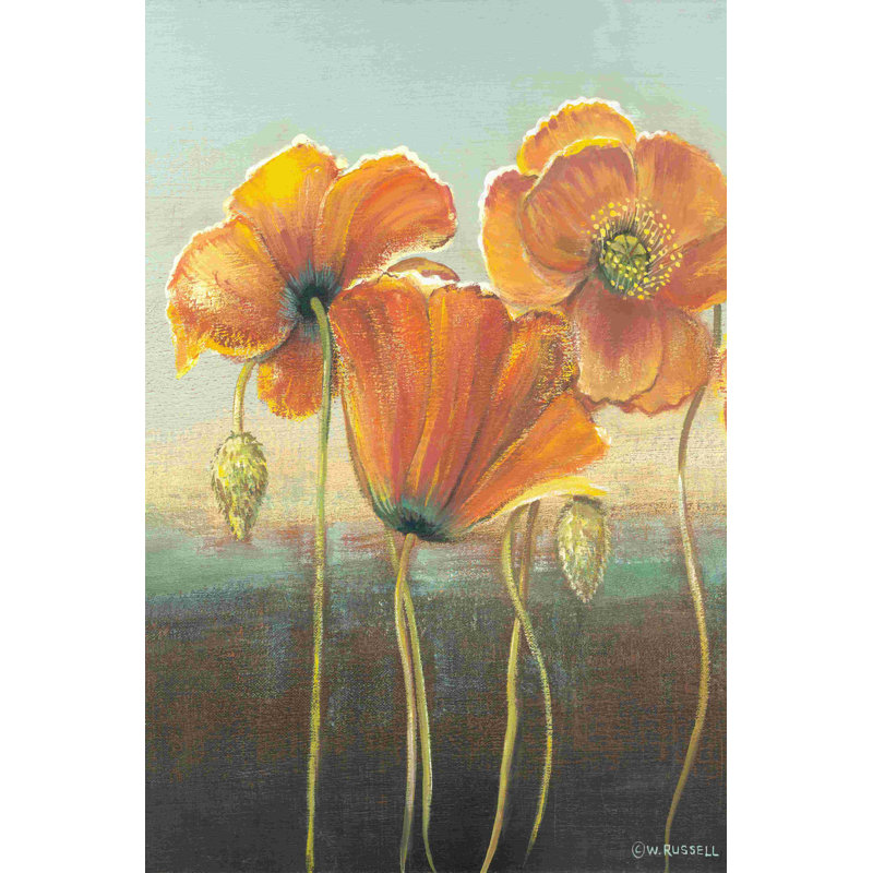 Coquelicots I, H 18 po x l 12 po