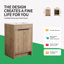 Ensemble de meuble-lavabo simple 24 po avec plateau en céramique Jeliana, 2 portes à fermeture douce et 1 tablette réglable-1620078317