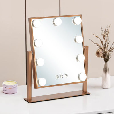 Lottemaria Metal Rectangle Floor Mirror