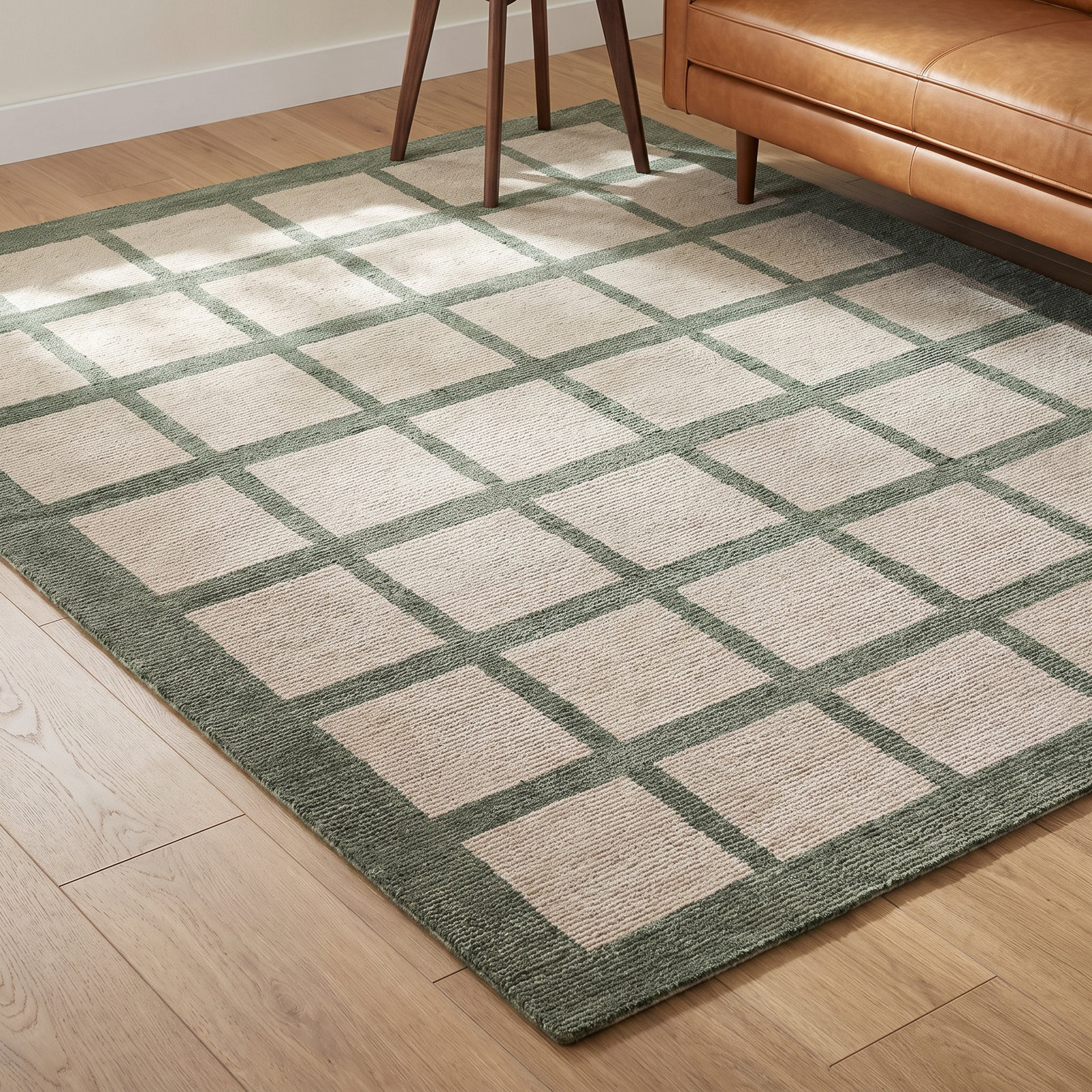 Parina Hand-Tufted Wool Rug, Rectangle 7'9" x 9'9"