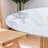 Afred Round Faux Marble Top Dining Table