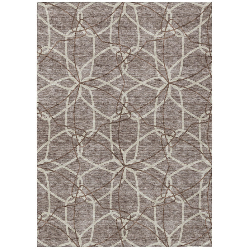  Alegandro Area Rug with Non-Slip Backing, Rectangle 3' x 5'