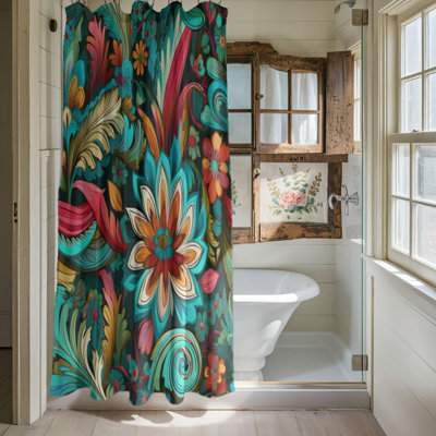 Lagan Floral Shower Curtain