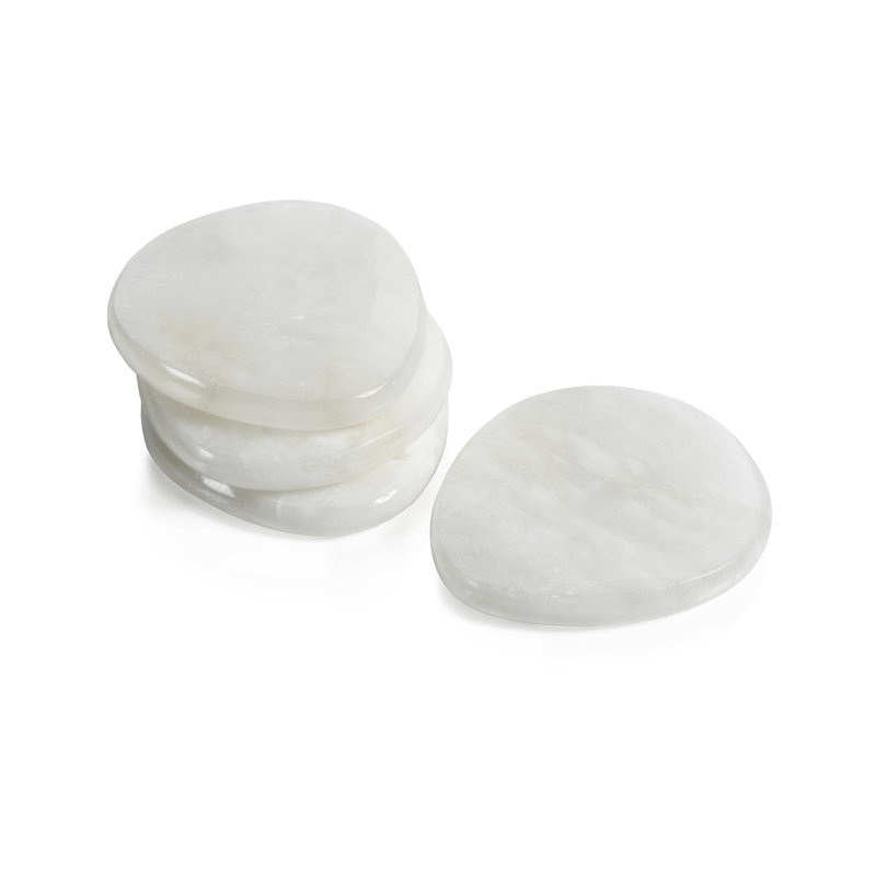 Bennour Alabaster Coasters, Set of 4